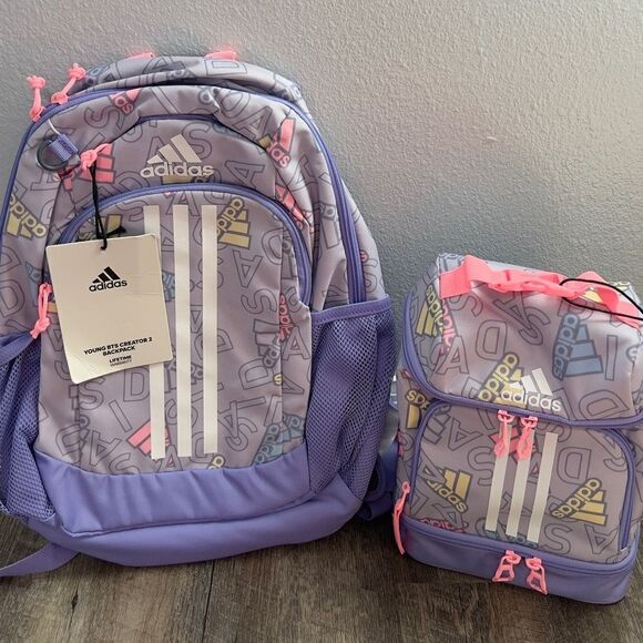 Adidas Young BTS Creator 2 Backpack and Adidas Excel 2 Lunch Bag Set - Picture 9 of 12